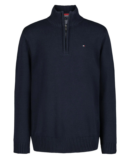 Tommy Hilfiger Quarter Zip Long Sleeve Sweater