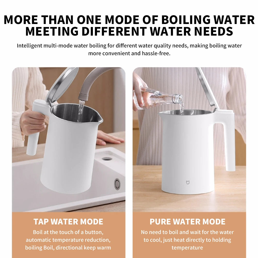 NEW XIAOMI MIJIA Smart Kettle 2 Pro Electric Kettles Kitchen Appliances LED Display 24H Intelligent Temperature Constant samovar