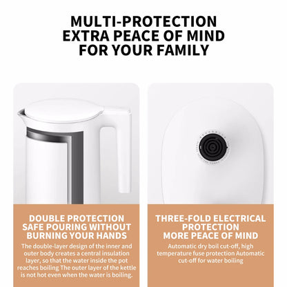 NEW XIAOMI MIJIA Smart Kettle 2 Pro Electric Kettles Kitchen Appliances LED Display 24H Intelligent Temperature Constant samovar